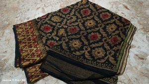 Beautiful Black Floral Saree