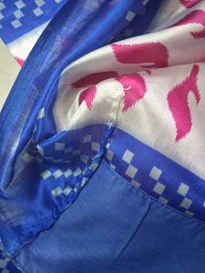 Beautiful Blue &amp; Pink Saree
