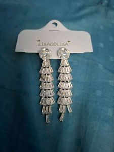 Sparkling Cascade Dangle Earrings