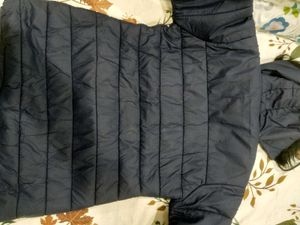 Navy Blue Puffer Jacket