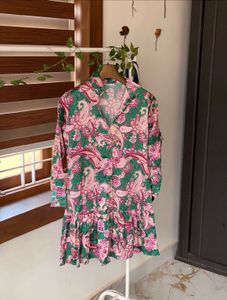 Boho Paisley Print Tiered Dress