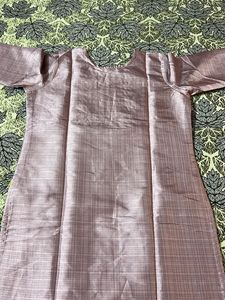 Elegant Pink Kurta Set with Floral Dupatta