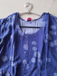 Feed Zipper Maternity Kurta/Dress