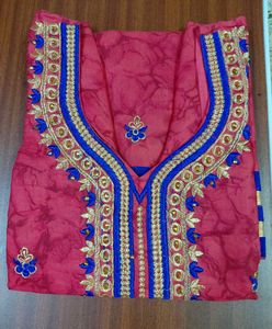 Embroidered Ethnic Dress Material