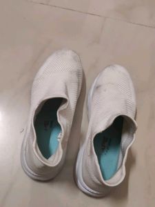 Comfortable White Slip-On Sneakers
