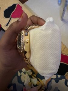 Elegant Gold Snake Wrap Watch