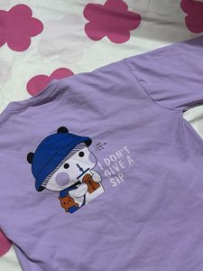 Cute Purple Boba Bunny T-Shirt
