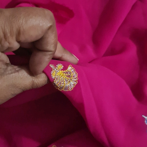 New  Georgette  suit with gota dupatta