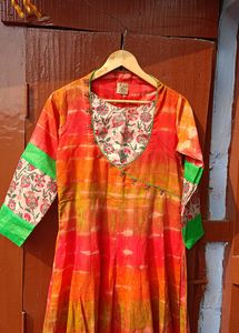 Multi Color Anarkali Dress