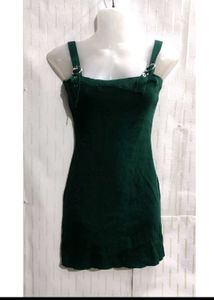 Green Mini Dress Length 32