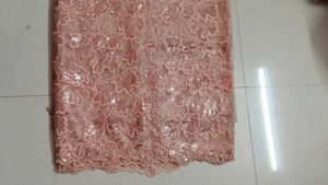 Exquisite Sequin Embroidered Lace Fabric