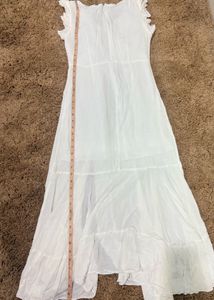 Maxi Dress with Ruffle Sleeves