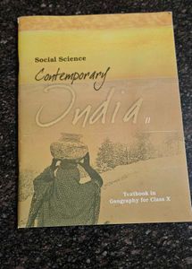 Combination Of Geography Books From 9th To 12thstd
