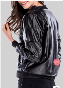 leather bomber jacket