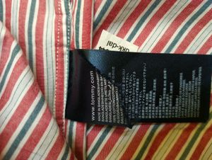 Tommy Hilfiger Striped Casual Shirt Barely worn