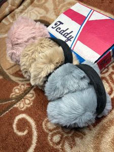 Sale 2025 Clear Stock Cute Furry Ear Muffs