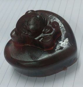 red wine heart shape soap