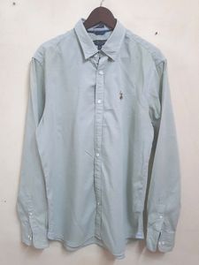 U.S. Polo Pista Green Tailored Fit Shirt (Men)