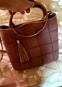 Y2K Chic Pink Structured Shoulder Bag