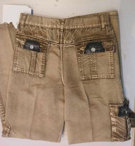 Vintage Y2K Khaki Multi-Pocket Cargo Pants
