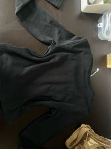Classic Black Long Sleeve Top