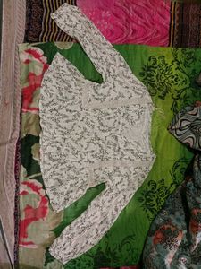 Women's Floral Peplum Top with Lace