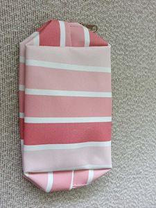 Brand New Cute Pink Stripe Pouch