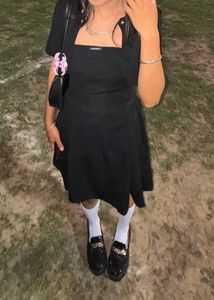Black A-Line Mini Dress