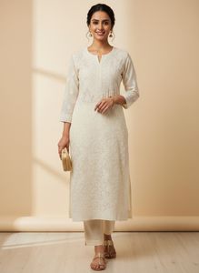 Elegant Chikankari Kurta