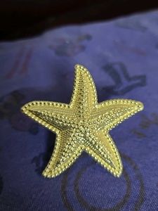 Gold Starfish ring