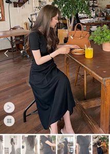 Chic Black Midi Dress