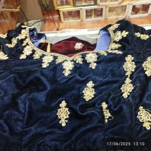 Embroidered Velvet Fabric