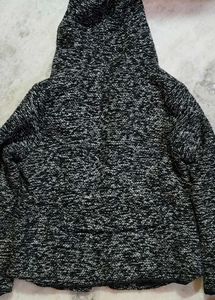 Cozy Hooded Knit Jacket