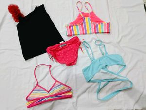 🇳🇿💫🎀Girls 5-Piece Swimwear Combo