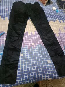 Black Cotrise Pant For Men In 32 Waist