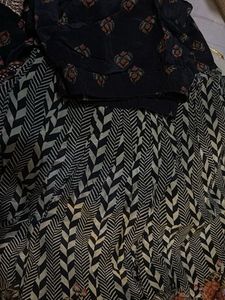 Elegant Kaftan Kurta with Palazzo Pants