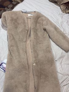 Cozy Fleece Jacket Beige