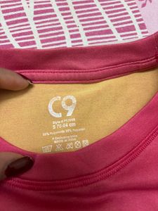 Vibrant Pink Casual T-Shirt
