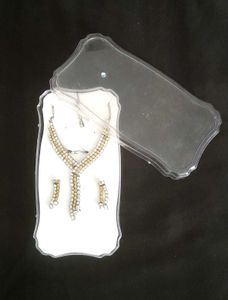 Sparkling Duel Tone Rhinestone Necklace Set