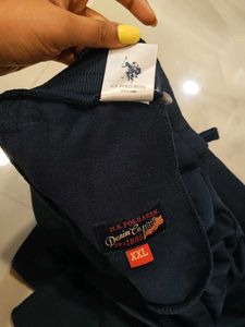 Men's Navy Polo Shorts