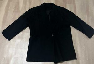 Elegant Black Embroidered Jacket