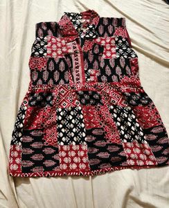 Boho Patchwork Sleeveless Kurta
