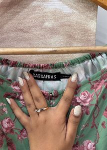 Floral Peplum Top