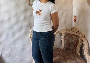 Cute Deer Graphic T-Shirt