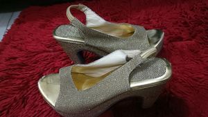 Bollywood Style Golden Heels