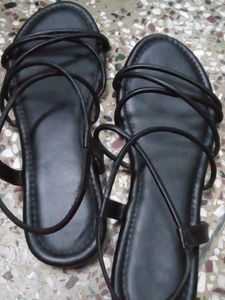 Black Strappy Sandals