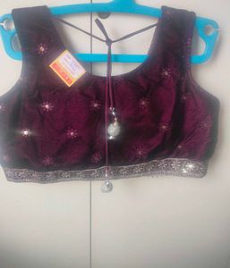 Designer Velvet Lehenga Choli