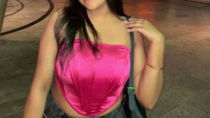 Hot Pink Corset Top