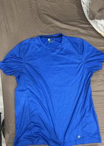 Men's Blue Athletic T-Shirt