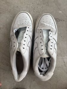White Nike Air Force 1 Sneakers